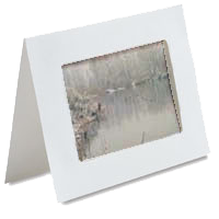 Card with window image